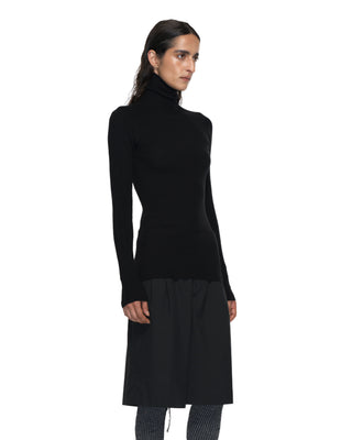 Rolli Feinstrick Rippe - Black Rolli Feinstrick Rippe - Black