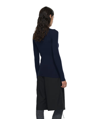 Rolli Feinstrick Rippe - Navy Rolli Feinstrick Rippe - Navy