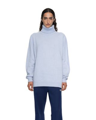 Feinstrick Kaschmir Rolli - Light Blue Feinstrick Kaschmir Rolli - Light Blue