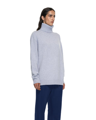 Feinstrick Kaschmir Rolli - Light grey Feinstrick Kaschmir Rolli - Light grey
