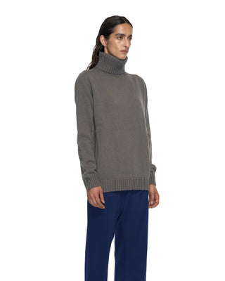 Feinstrick Kaschmir Rolli - Olive Feinstrick Kaschmir Rolli - Olive