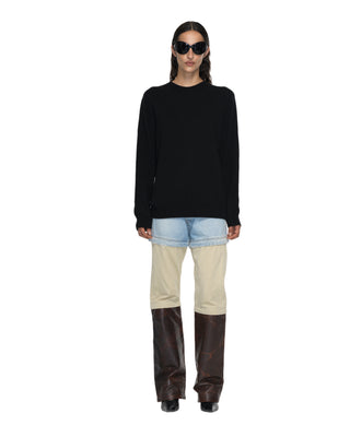 Feinstrick Kaschmir Pullover - Black Feinstrick Kaschmir Pullover - Black