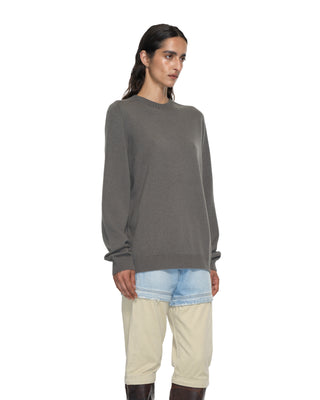 Feinstrick Kaschmir Pullover - Olive Feinstrick Kaschmir Pullover - Olive