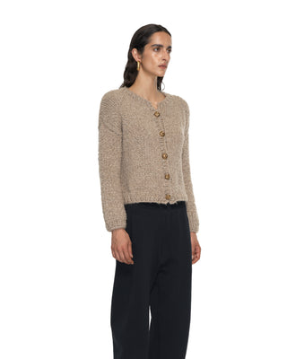 Kurze Jacke mit Knöpfen - Mud Kurze Jacke mit Knöpfen - Mud