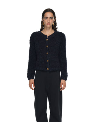 Kurze Jacke mit Knöpfen - Midnight Kurze Jacke mit Knöpfen - Midnight