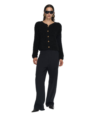Kurze Jacke mit Knöpfen - Black Kurze Jacke mit Knöpfen - Black
