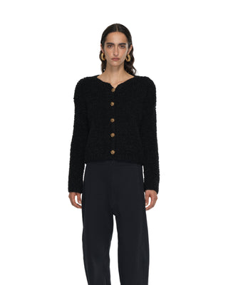 Kurze Jacke mit Knöpfen - Black Kurze Jacke mit Knöpfen - Black