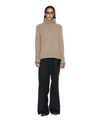 Turtleneck Kaschmir Pullover - Mud Turtleneck Kaschmir Pullover - Mud