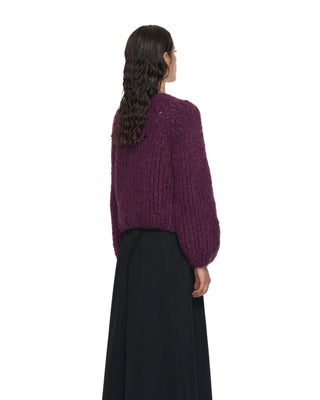 Kurzer Cardigan - Berry Kurzer Cardigan - Berry