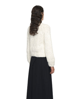 Kurzer Cardigan - Ecru Kurzer Cardigan - Ecru