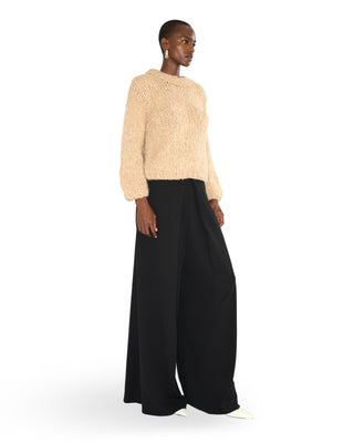 Rundhals Kaschmir Pullover - Vanilla Rundhals Kaschmir Pullover - Vanilla