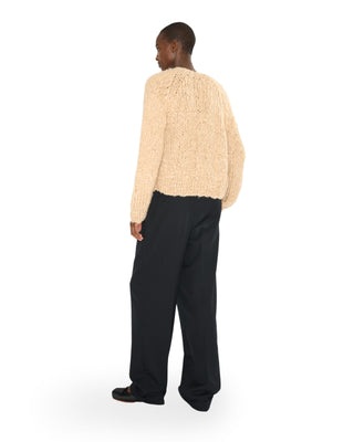 Cashmere Cardigan - Light Beige Cashmere Cardigan - Light Beige