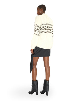 Cardigan Jacquard - Ecru Cardigan Jacquard - Ecru