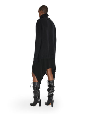 Feinstrick Kaschmir Rolli - Black Feinstrick Kaschmir Rolli - Black