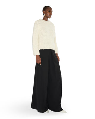 V Neck Cashmere Sweater - Ecru V Neck Cashmere Sweater - Ecru