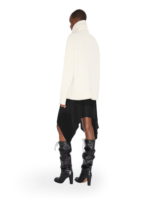 Turtleneck Cashmere Sweater - Ecru Turtleneck Cashmere Sweater - Ecru