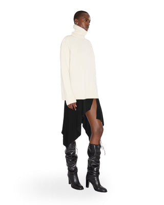 Turtleneck Cashmere Sweater - Ecru Turtleneck Cashmere Sweater - Ecru