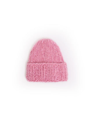 ELLA SILLA Fisherman Ripp Kaschmir Beanie aus dem hochwertigsten Kaschmir in der Farbe pink. ELLA SILLA Fisherman Ripp Kaschmir Beanie aus dem hochwertigsten Kaschmir in der Farbe pink.
