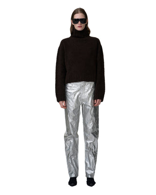 short bouclé turtle neck - choco short bouclé turtle neck - choco