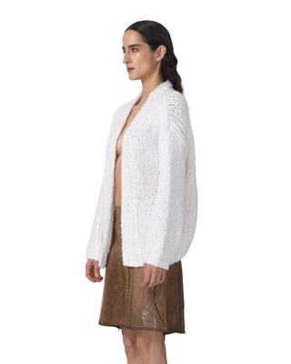 Jacke Bouclé - White Jacke Bouclé - White