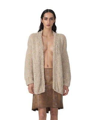 Jacke Bouclé - Soft beige Jacke Bouclé - Soft beige