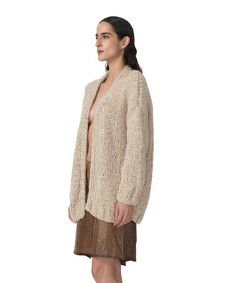 Jacke Bouclé - Soft beige Jacke Bouclé - Soft beige