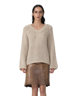 V-Neck - Soft beige V-Neck - Soft beige