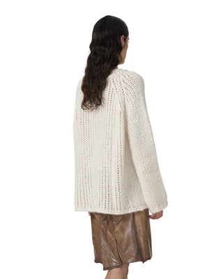 V-Neck Pullover - Ecru V-Neck Pullover - Ecru