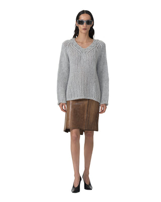 V-Neck Pullover - Light grey V-Neck Pullover - Light grey