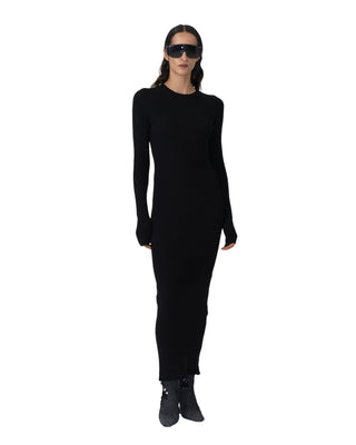 Kleid Rundhals - Black Kleid Rundhals - Black