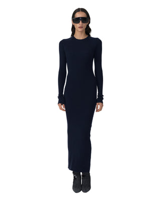 Kleid Rundhals - Navy Kleid Rundhals - Navy