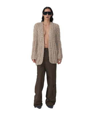 Grobstrickjacke - Soft Beige Grobstrickjacke - Soft Beige