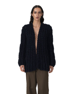 Grobstrickjacke - Midnight Grobstrickjacke - Midnight