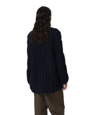 Grobstrickjacke - Midnight Grobstrickjacke - Midnight