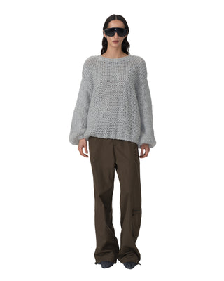 Rundhals Pullover - Light Grey Rundhals Pullover - Light Grey