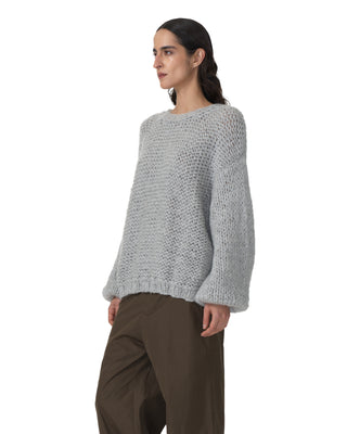 Rundhals Pullover - Light Grey Rundhals Pullover - Light Grey