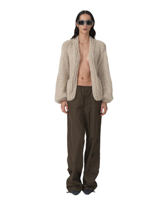 Jacke mit Taschen - Softbeige Jacke mit Taschen - Softbeige