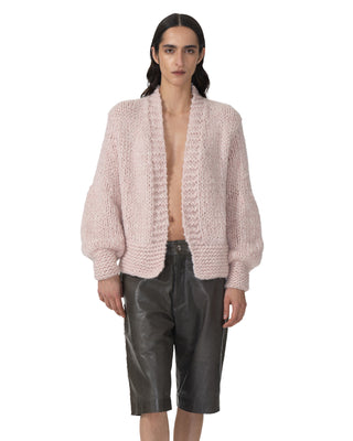 Jacke mit Wellenbund - Rosenquarz Jacke mit Wellenbund - Rosenquarz