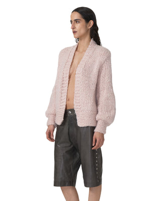 Jacke mit Wellenbund - Rosenquarz Jacke mit Wellenbund - Rosenquarz