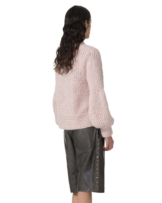 Jacke mit Wellenbund - Rosenquarz Jacke mit Wellenbund - Rosenquarz
