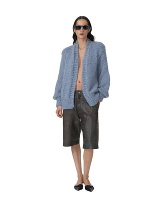Jacke mit Wellenbund - Denim Jacke mit Wellenbund - Denim