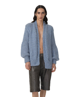 Jacke mit Wellenbund - Denim Jacke mit Wellenbund - Denim