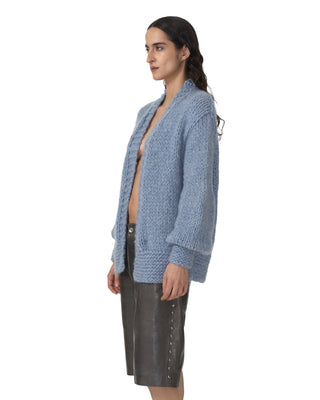 Jacke mit Wellenbund - Denim Jacke mit Wellenbund - Denim
