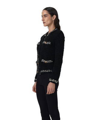 Cardigan mit Knöpfen - Black Cardigan mit Knöpfen - Black