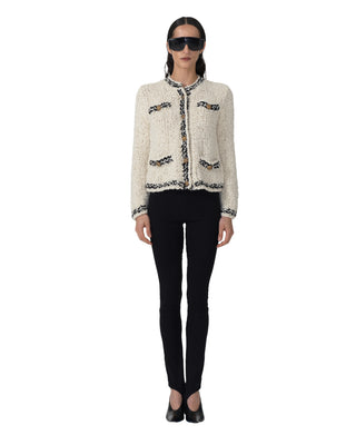 Cardigan mit Knöpfen - Ecru Cardigan mit Knöpfen - Ecru