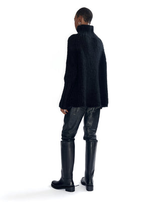 Turtleneck Kaschmir Pullover - Black Turtleneck Kaschmir Pullover - Black