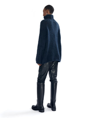 Turtleneck cashmere sweater - Midnight Turtleneck cashmere sweater - Midnight