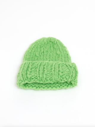 Kaschmir Beanie - limette Kaschmir Beanie - limette