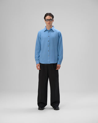 Kaschmir Hemd - Blue