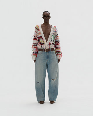 Exklusive Fransenjacke - Multi